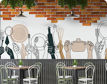 Wallpaper for Restaurant