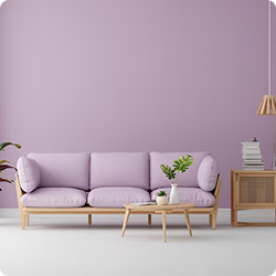 Pink Solid Wood Panel Interior